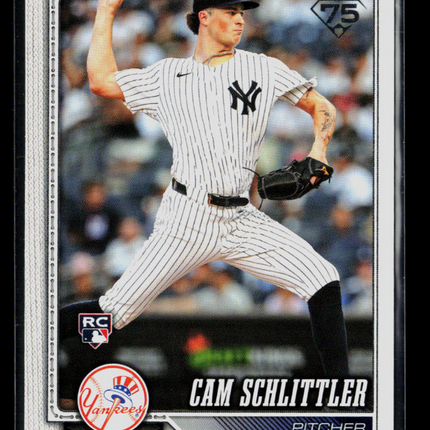 2026 Topps Series One Cam Schlittler #111 RC