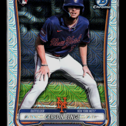 2026 Topps Bowman Chrome Carson Benge #96 Mojo Refractor RC
