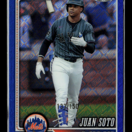 2026 Topps Chrome Juan Soto #17 Blue 133/150