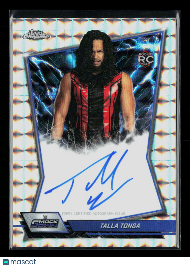 2026 Topps Chrome WWE Talla Tonga #BBA-TAL X-Fractor RC Auto