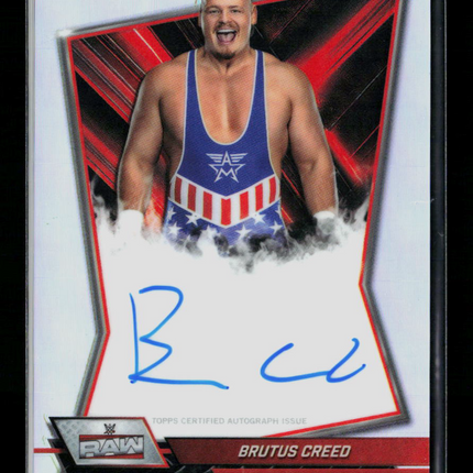 2026 Topps Chrome WWE Brutus Creed #RBA-BRU Refractor Auto