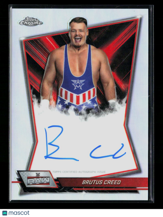 2026 Topps Chrome WWE Brutus Creed #RBA-BRU Refractor Auto