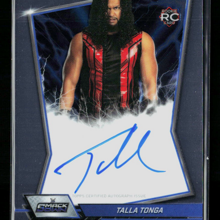 2026 Topps Chrome WWE Talla Tonga #BBA-TAL RC Auto