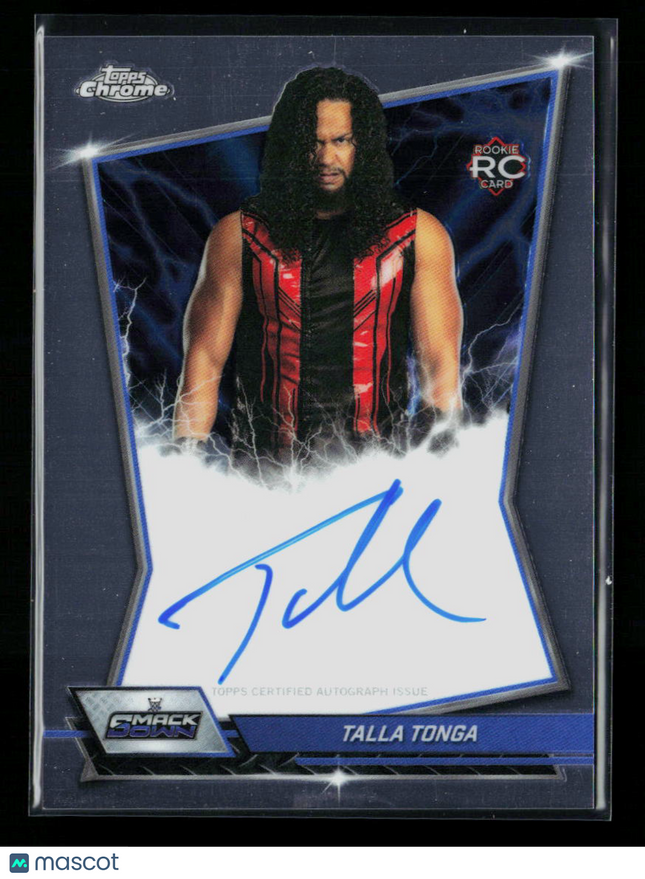 2026 Topps Chrome WWE Talla Tonga #BBA-TAL RC Auto