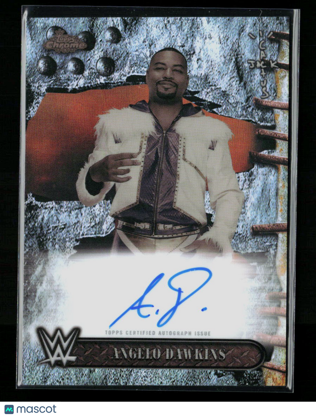 2025 Topps Chrome WWE Cactus Jack Angelo Dawkins #BAV-DWK Auto