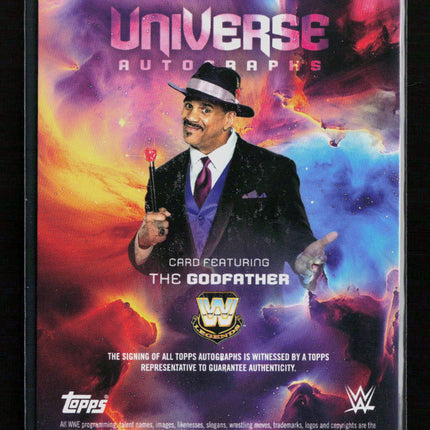 2025 Topps WWE Universe The Godfather #UNA-TGF Auto /199