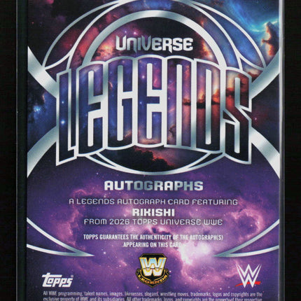 2026 Topps Universe WWE Rikishi #LA-RK 17/50 Auto