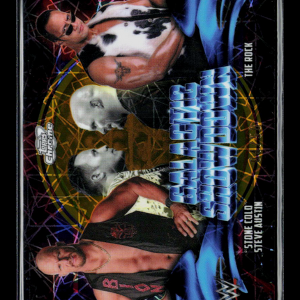 2024 Topps Chrome WWE The Rock Steve Austin #GS-1 /50