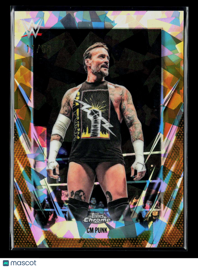 2026 Topps Chrome WWE CM Punk #49 11/50