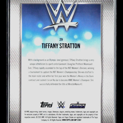 2026 Topps Chrome WWE Tiffany Stratton #29 12/50