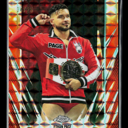 2026 Topps Chrome WWE Ethan Page #133 Diamond Refractor 04/25