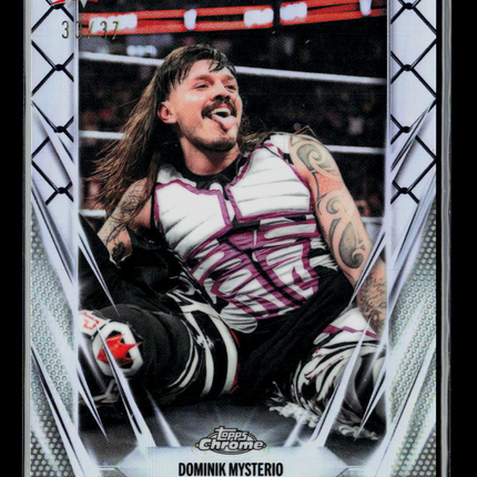 2026 Topps Chrome WWE Dominik Mysterio Steel Cage /37