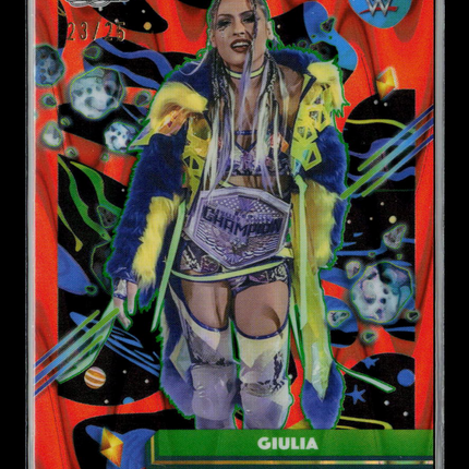 2026 Topps Chrome WWE Giulia #163 Refractor 23/25