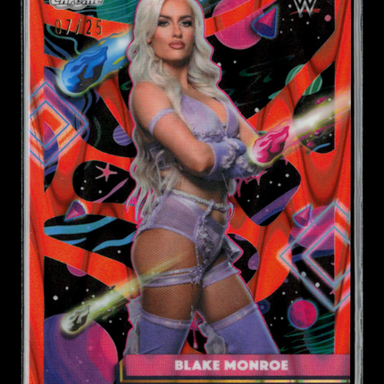 2026 Topps Chrome WWE Blake Monroe #112 Orange 07/25