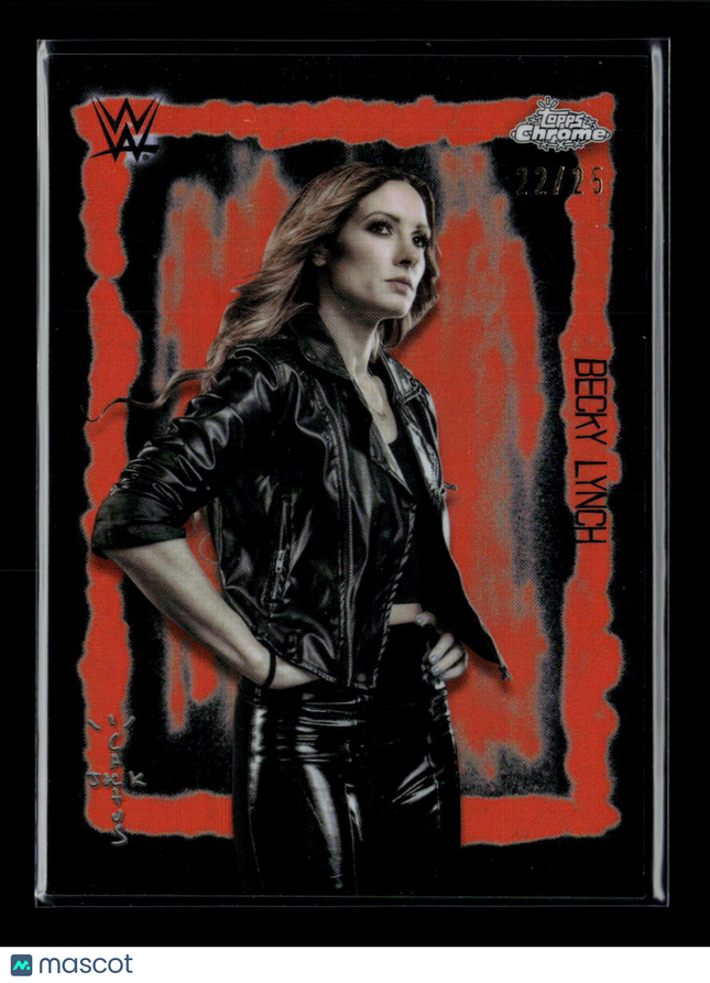 2025 Topps Chrome WWE x Cactus Jack Becky Lynch #FVF-29 22/25