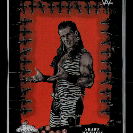 2025 Topps Chrome WWE x Cactus Jack Shawn Michaels #FMP-17 /25