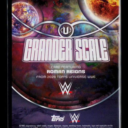 2026 Topps Universe WWE Roman Reigns #GS-13 /50