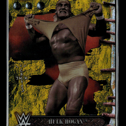 2025 Topps Chrome WWE Cactus Jack Hulk Hogan #60 Gold /50