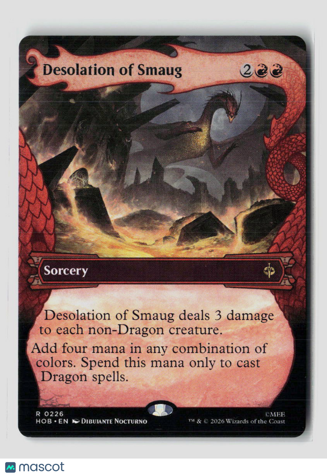 Magic: The Gathering Desolation of Smaug (Showcase) The Hobbit R • 226 Normal