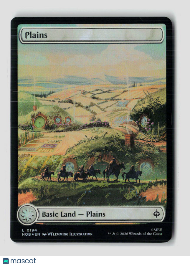 Magic: The Gathering Plains (0194) The Hobbit L • 194 Foil