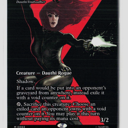 MTG Widow-Making Infiltrator (Borderless) Marvel Eternal-Legal M • 63 Normal