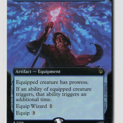 MTG Wizard's Staff (Extended Art) The Hobbit R • 294 Foil