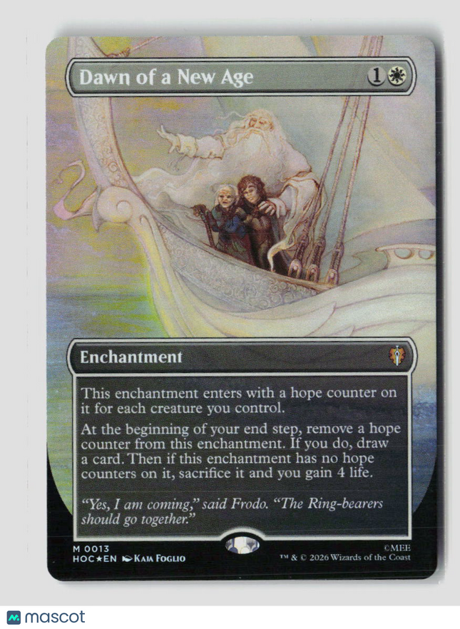 MTG Dawn of a New Age (Borderless) The Hobbit: Eternal-Legal M • 13 Foil