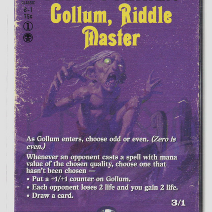 MTG Gollum, Riddle Master (Borderless) The Hobbit M • 241 Normal