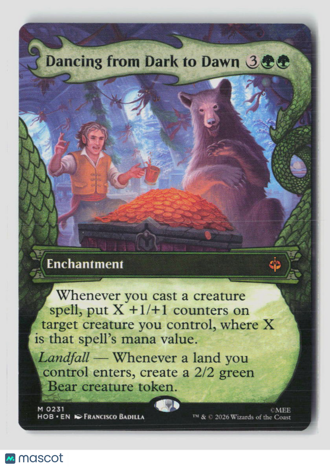 MTG Dancing from Dark to Dawn (Showcase) The Hobbit M • 231 Normal