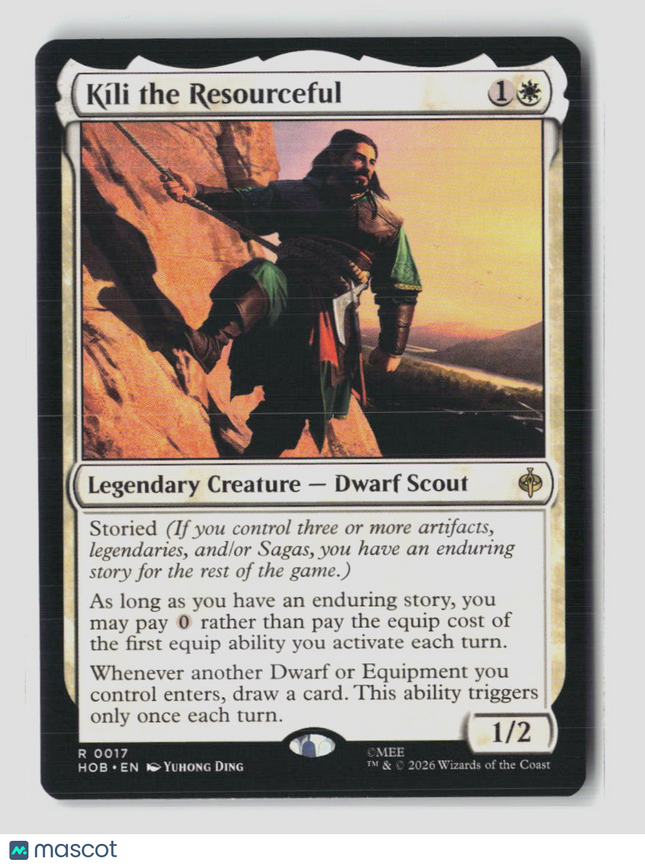 Magic: The Gathering Kili the Resourceful The Hobbit R • 17 Normal