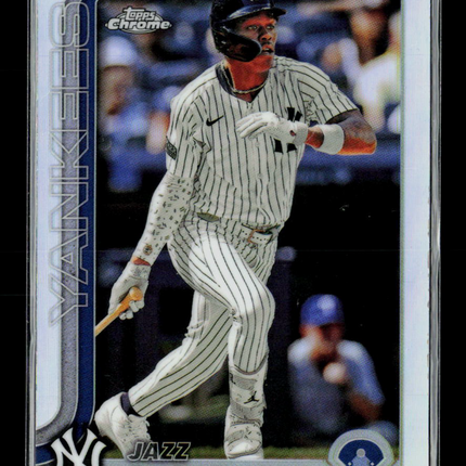2025 Topps Chrome Jazz Chisholm Jr. #283 Refractor