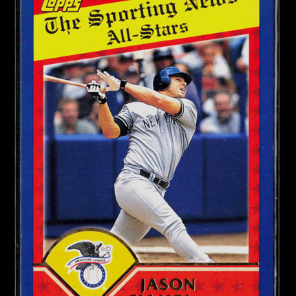 2003 Topps Jason Giambi #356 Blue