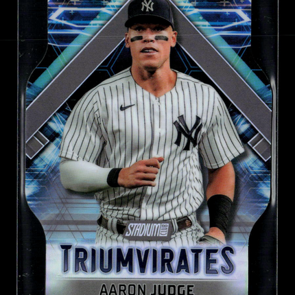2023 Topps Stadium Club Triumvirates Aaron Judge #T-5