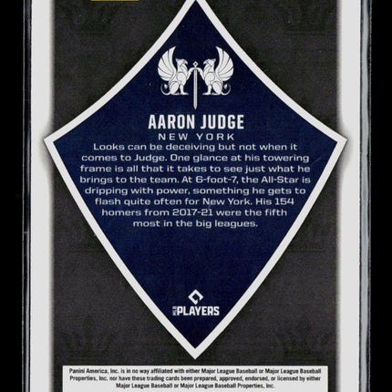 2022 Panini Chronicles Crusade Baseball Aaron Judge #23 Pink Prizm