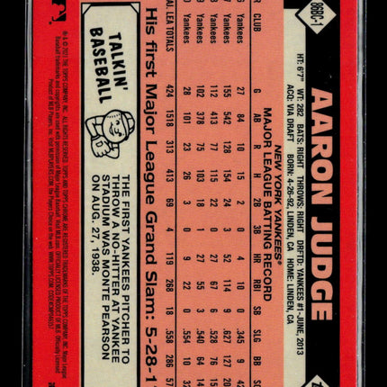 2021 Topps Chrome 1986 Topps Baseball Aaron Judge #86BC-1 Refractor
