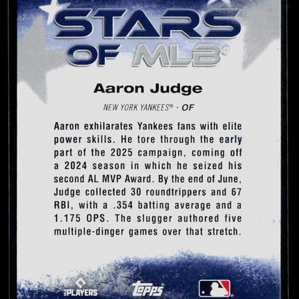 2026 Topps Stars of MLB Aaron Judge #SMLB-1