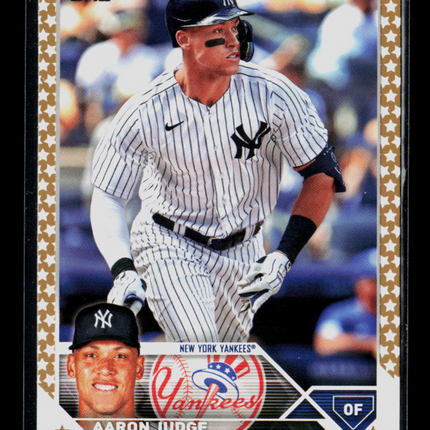 2023 Topps Aaron Judge #62 Gold Stars