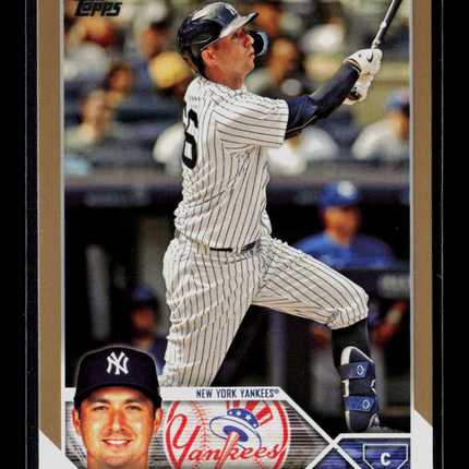 2023 Topps Series 2 Kyle Higashioka #646 Gold 0966/2023
