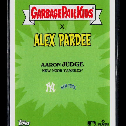 2022 Topps Garbage Pail Kids x Alex Pardee Aaron Judge Begrudged #4b