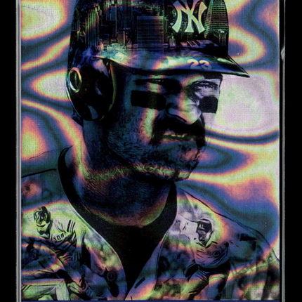 2022 Topps x Lauren Taylor Don Mattingly #12 Rainbow Foil