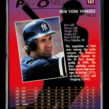 1994 Sportflics 2000 Paul O'Neill #147