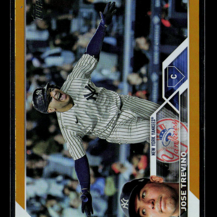 2023 Topps Series Two Jose Trevino #373 Gold