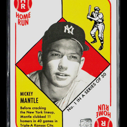 2021 Topps Series 2 Mickey Mantle 1951 Topps Red Backs 70th Anniversary #1