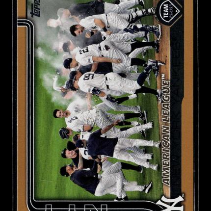 2025 Topps New York Yankees #123 Gold /2025