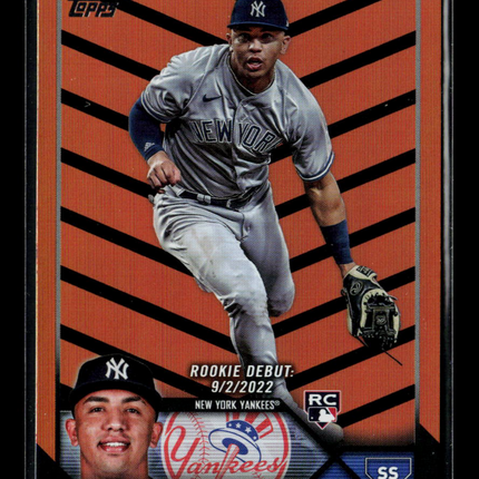 2023 Topps Update Series Oswald Peraza #US44 Orange RC