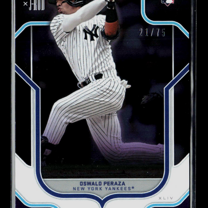 2023 Topps x J-Rod Oswald Peraza #73 21/75 RC