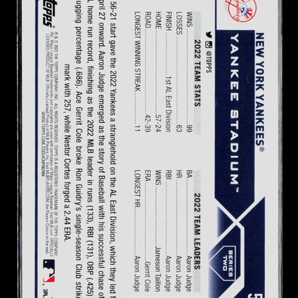 2023 Topps Series 2 New York Yankees #516 Royal Blue