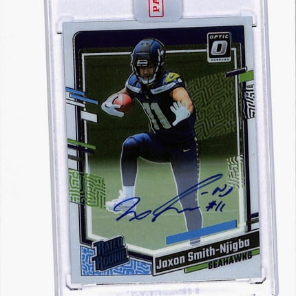 2023 Panini Donruss Optic Jaxon Smith-Njigba #293 79/99 Auto