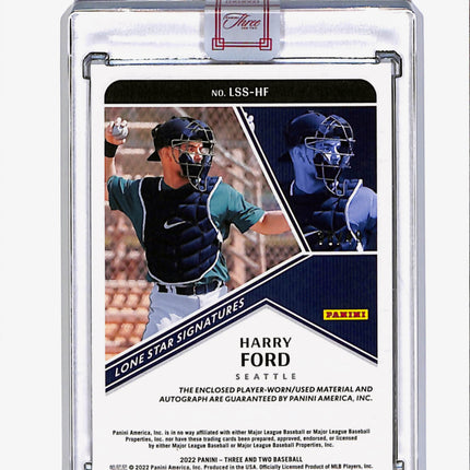 2022 Panini Three and Two Baseball Harry Ford #LSS-HF Patch Auto /49