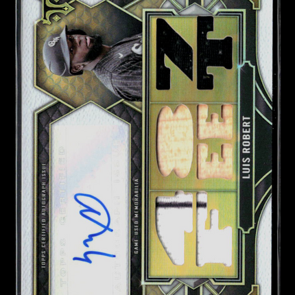2022 Topps Triple Threads Luis Robert #TTAR-LR2 Memorabilia 18 / 27 Auto